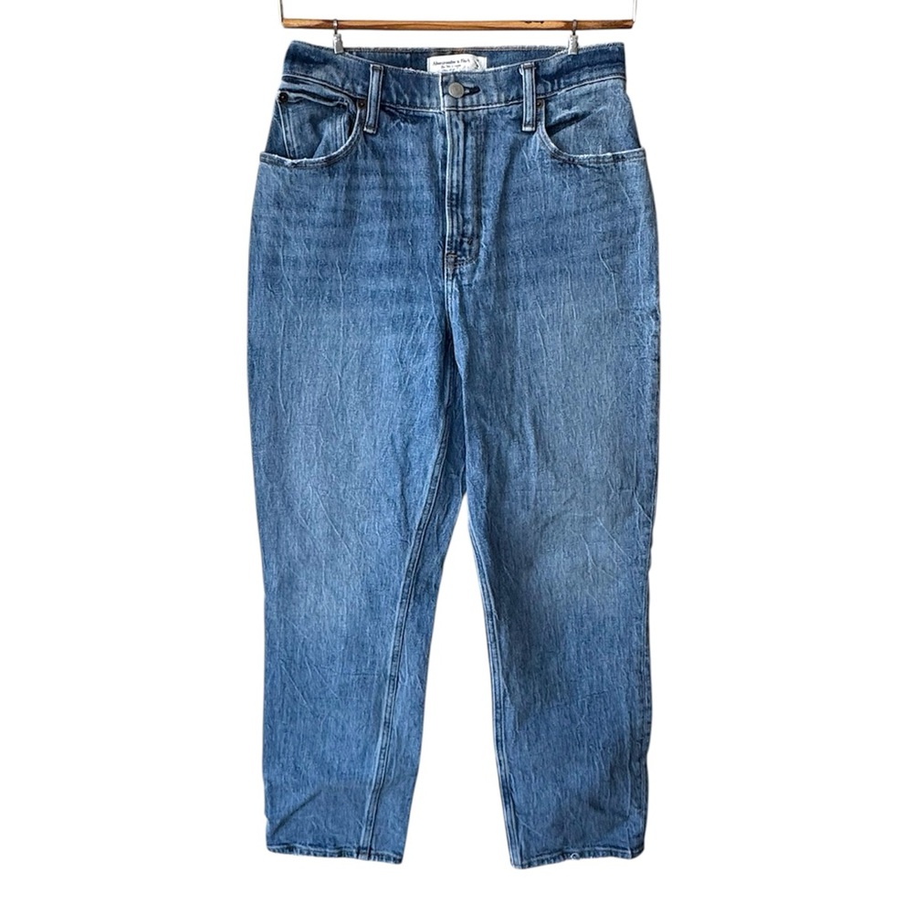 Abercrombie & Fitch 90’s Straight Ultra High Rise Curve Love Denim Jeans Sz 4S